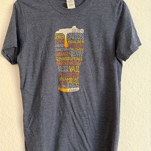 Women's Colorado Graphic Tee in Dark Gray